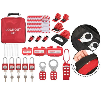 Electrical Safety Lockout Kit for Industrial Use