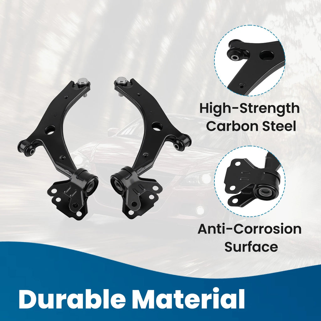 Front Lower Control Arms w/Ball Joint Assembly for Mazda 3 (2010–2013)