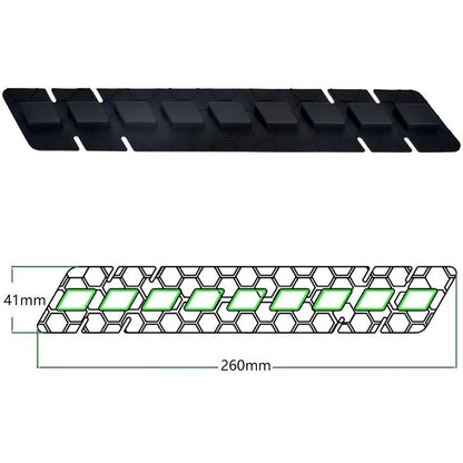 Silicone Bike Chain Protector for Bicycle Frame 260x41mm Black