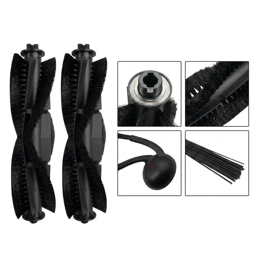 2 Replacement Brushes for Tikom L8000 Plus SD40 Robot Vacuum