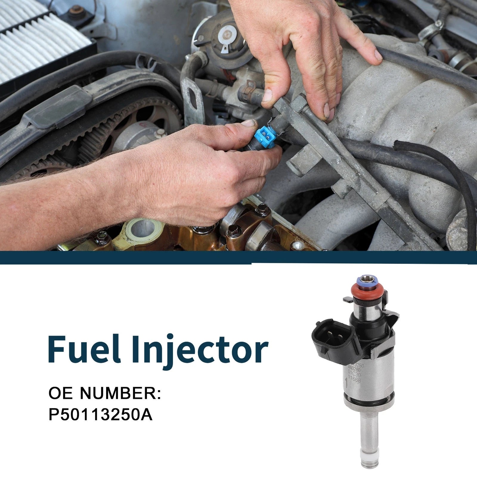 Fuel Injector Replacement for Mazda 2 2.0 (2017–2017) 1 Pc Black