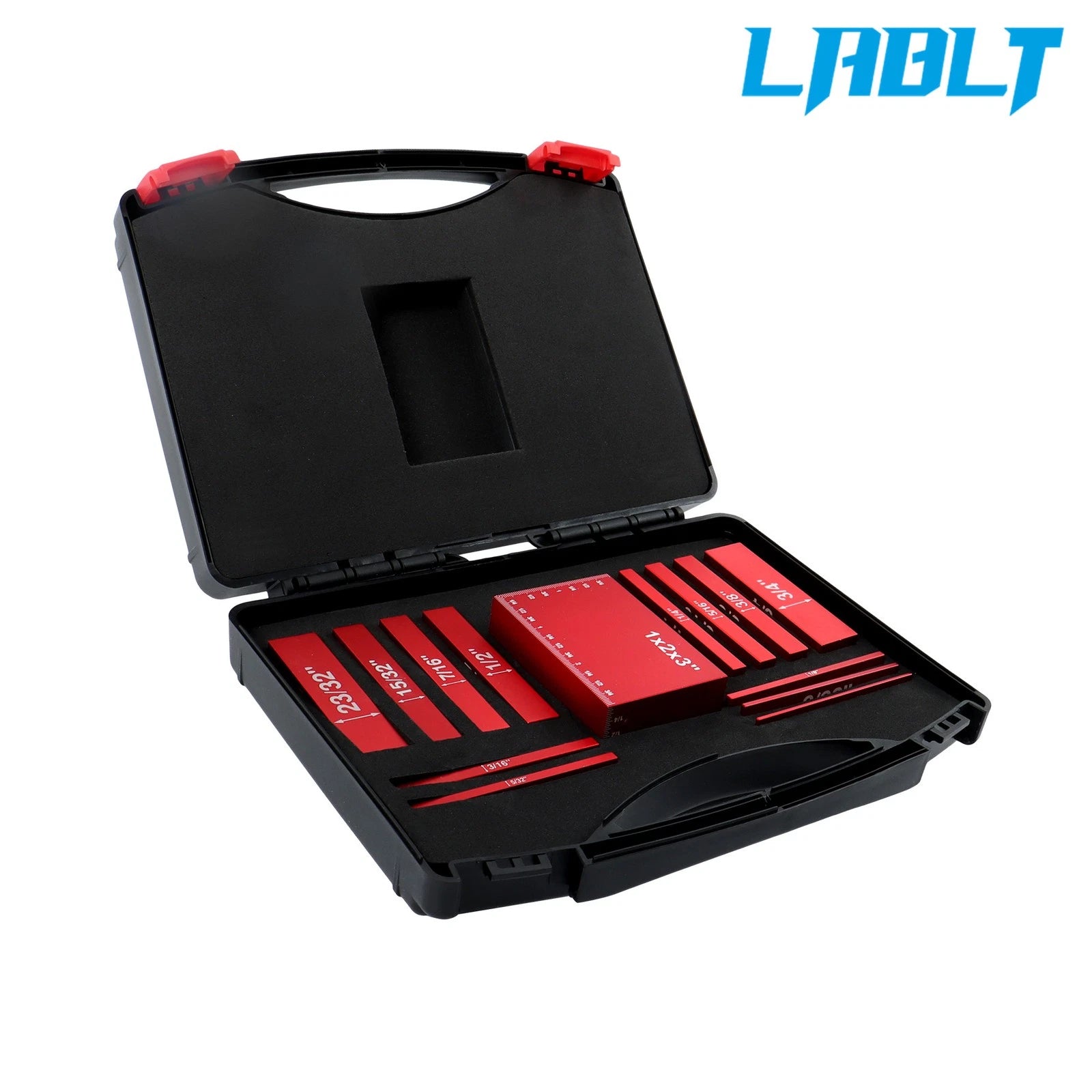 15-Piece Setup Blocks Set for Woodworking Tools with Storage Box