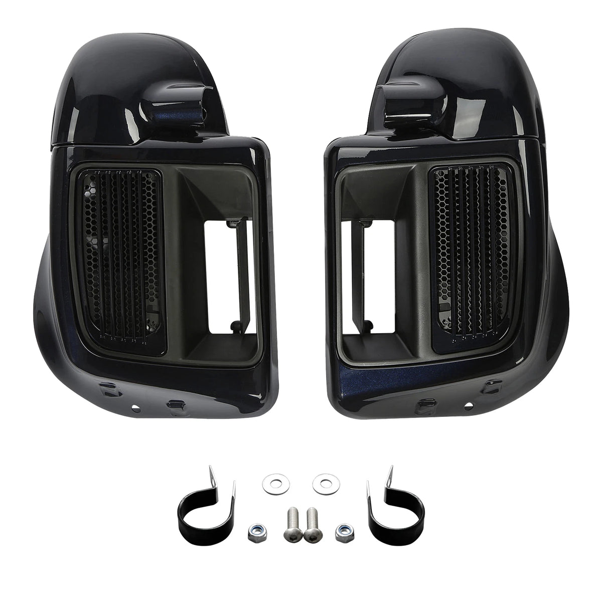 Lower Vented Fairings for Harley Electra Glide (2014–2025) Midnight Blue