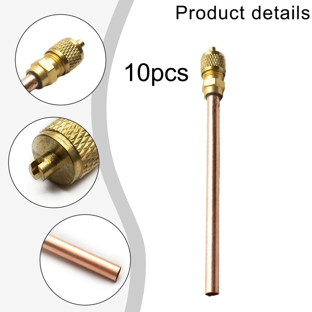 Pack of 10 Air Conditioner Access Valves for Refrigeration Applications