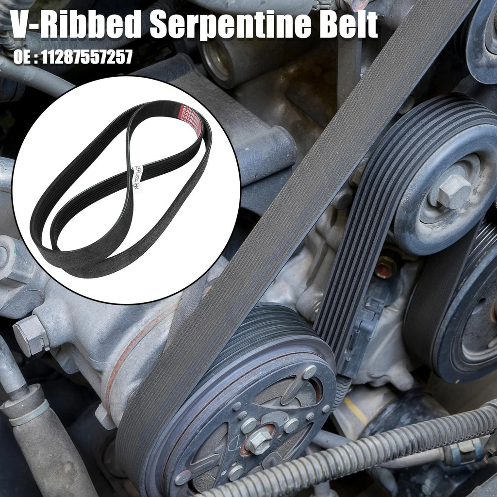 Serpentine Belt V Ribbed Heavy Duty for BMW X5 E70 (2007–2013)