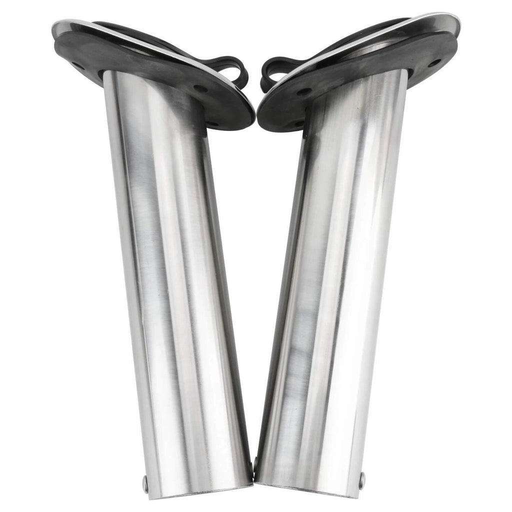 Set of 4 Stainless Steel Fishing Rod Holders 30 Degrees for Marine Boat