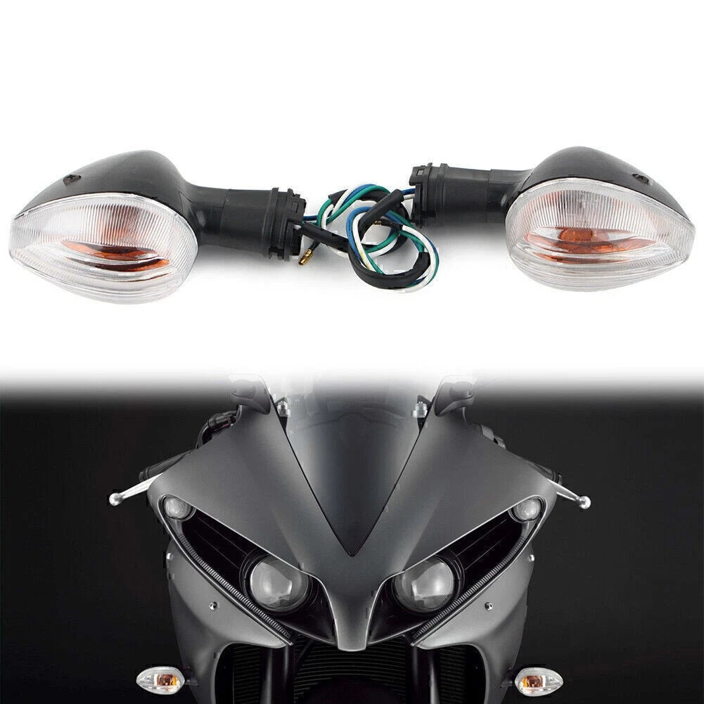 Clear Turn Signal Light Blinker For Yamaha R1 2004-2006 2005 R6 2003-2006
