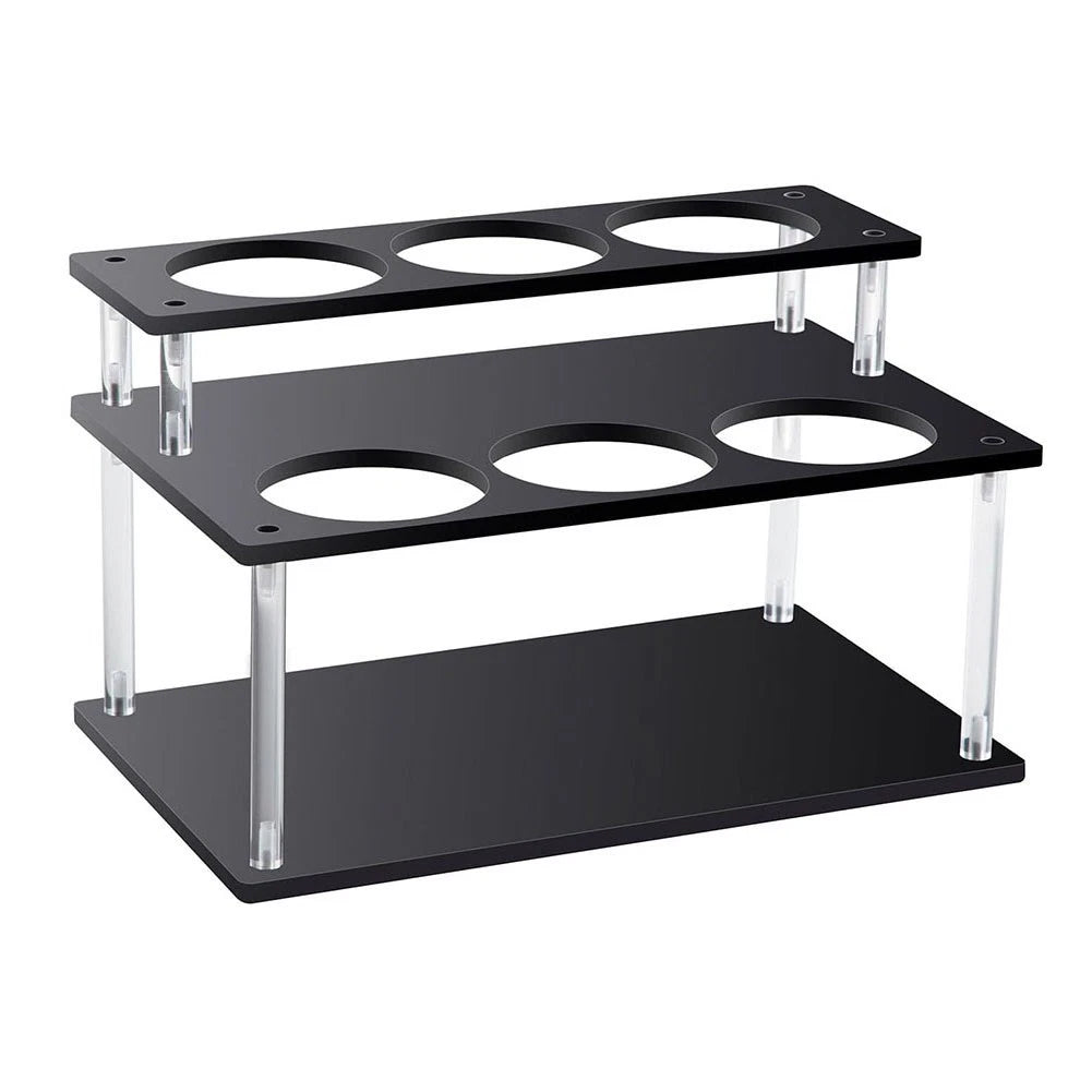 2-Tier Acrylic Coffee Syrup Organizer Rack