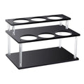 2-Tier Acrylic Coffee Syrup Organizer Rack