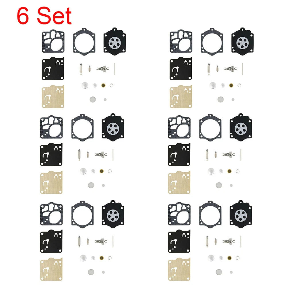 Set of 6 Carburetor Gasket Repair for Stihl MS650 MS660 (Walbro K15-WJ K12-WJ)