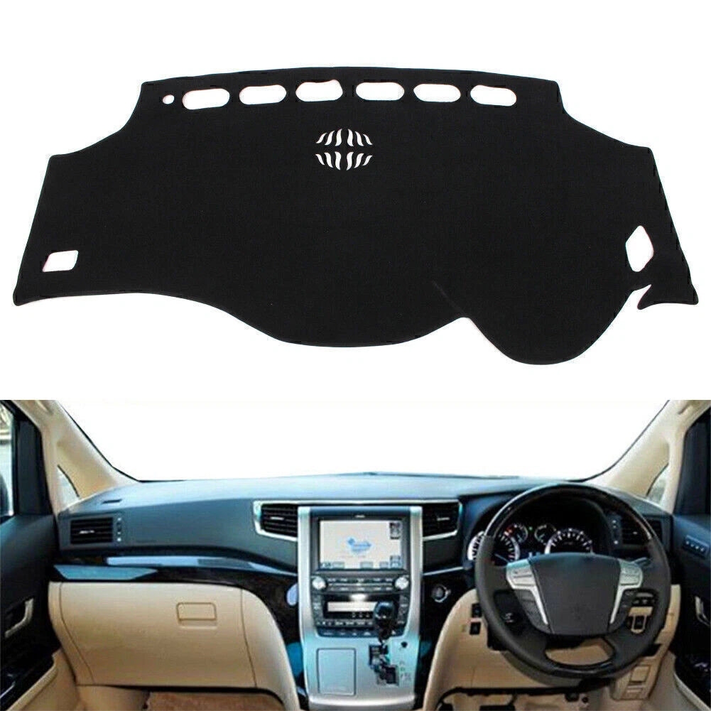 Dash Mat for Toyota Alphard (2008–2017) RHD Black