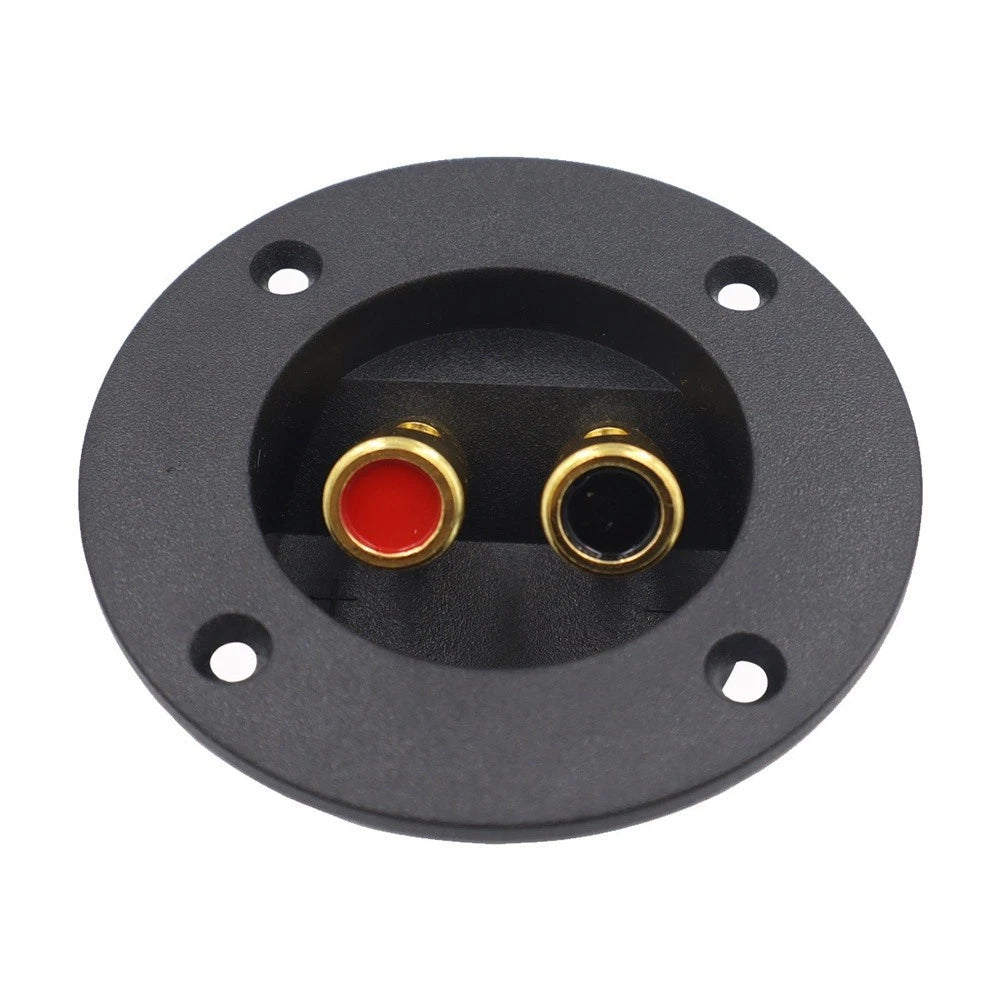 24 PCS Gold Plated Car Audio Speaker Terminal Round Connector Push Type