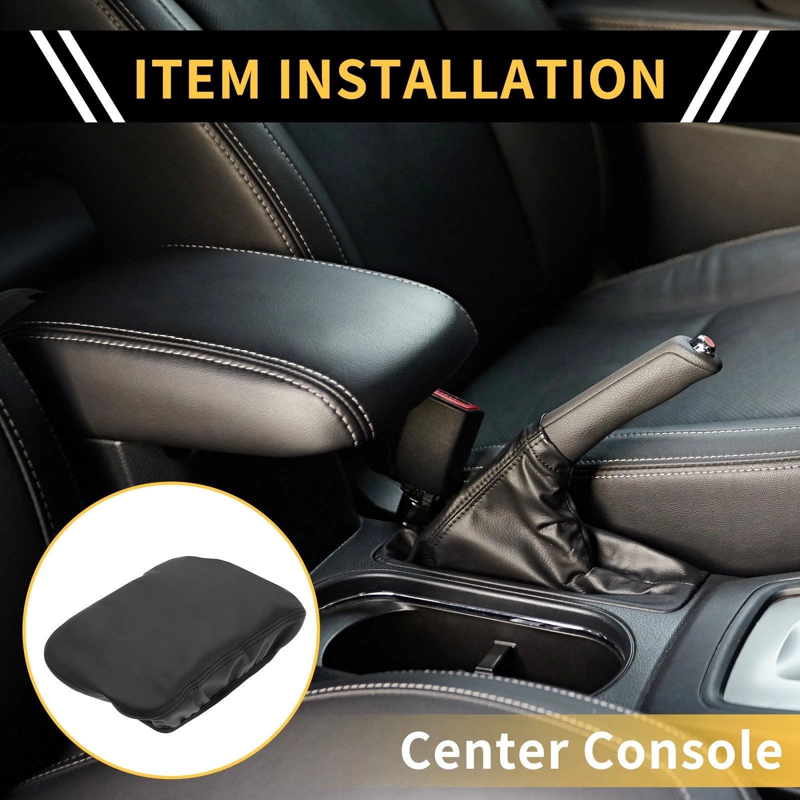 Center Console Cover Replacement for GMC Canyon (2015–2022) Microfiber