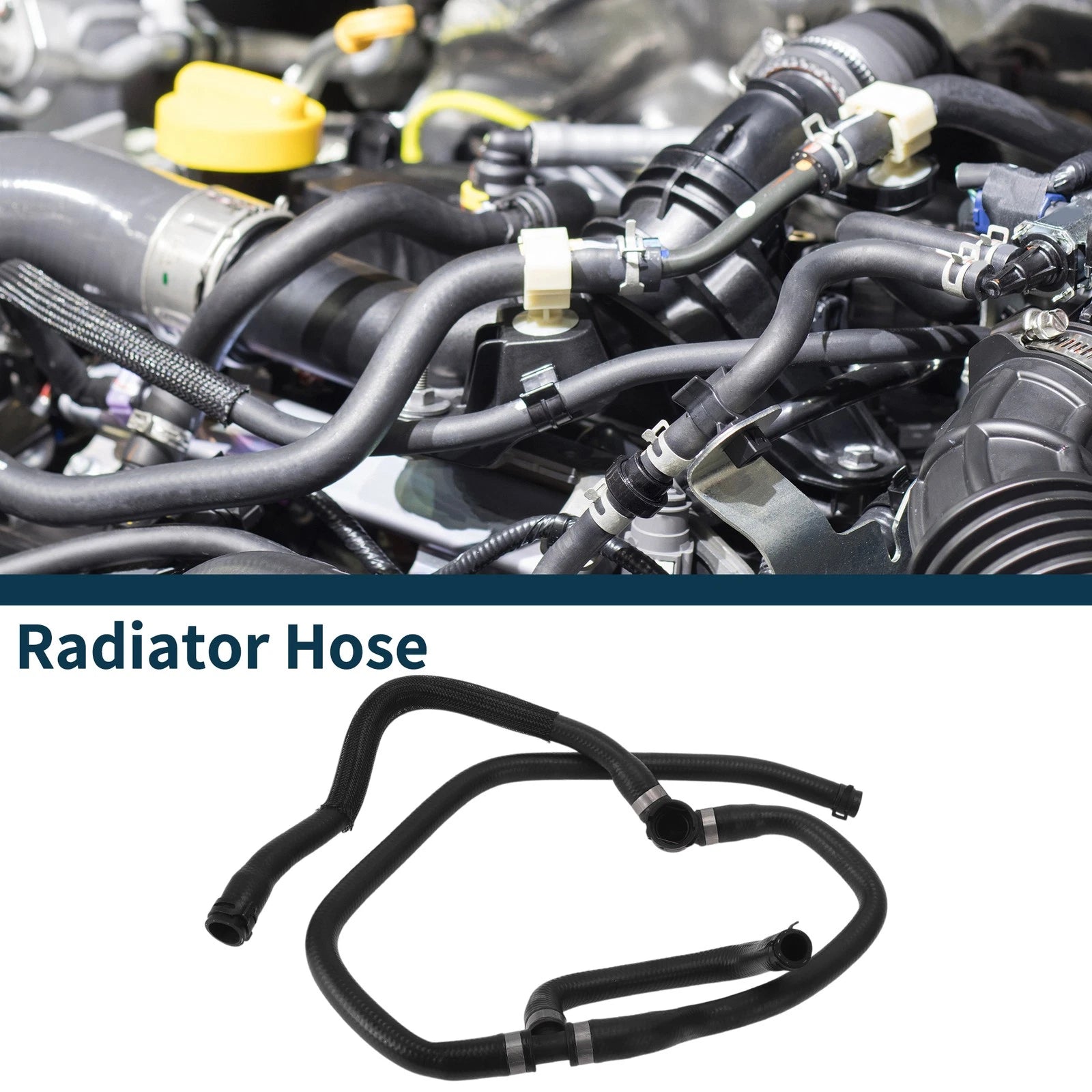 Radiator Hose Replacement for Ford Escape 1.6L Turbo (2013–2016) Rubber Pipe