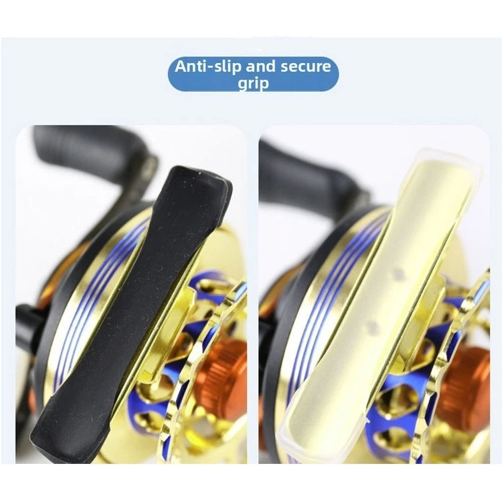 5PCS Silicone Grip Covers for Casting Reel Foot Protector