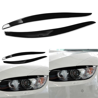 2X Headlight Eyelid Eyebrow Cover Trim for BMW 3 Series E92 E93 (2006–2012)