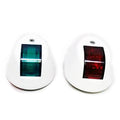 2X Green Red Navigation Side Light Indicators for Boat (Nylon Housing)
