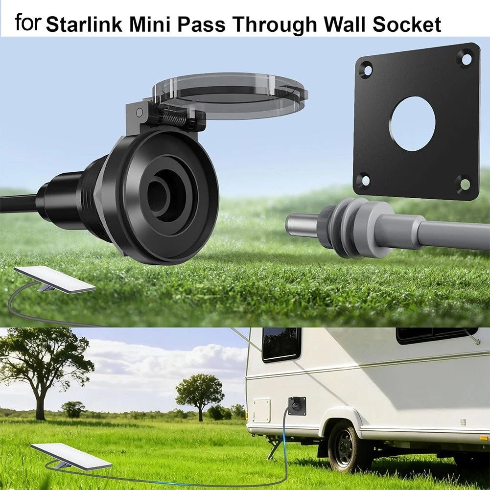 DC5521 Female IP67 Wall Socket for Starlink Mini (30V)