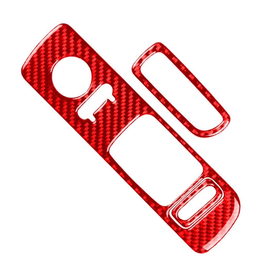 Set of 3 Interior Door Window Control Cover Trim for Honda S2000 (2000–2009) Red RHD