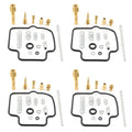 4X Carburetor Repair Rebuild Kit for Suzuki Ozark 250 LT-F250 (2002–2009, 2012)