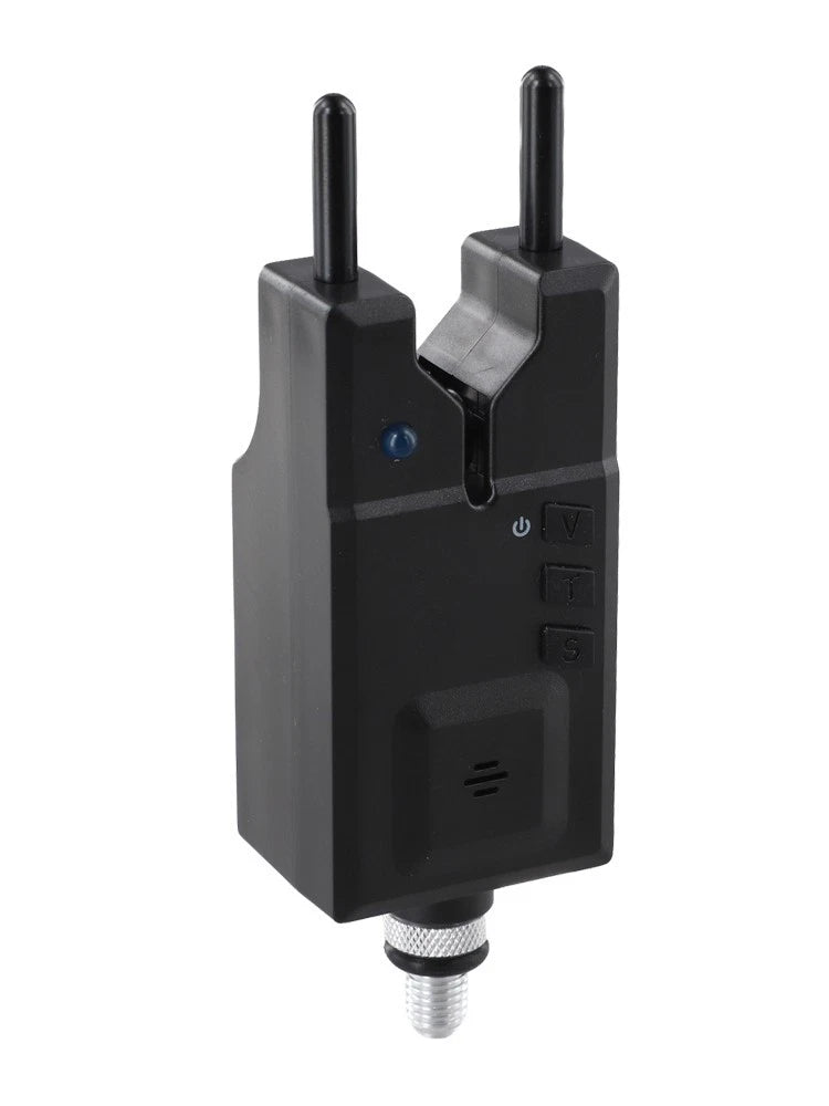 Smart Black Fishing Bite Alarm with Adjustable Volume and Tone Features