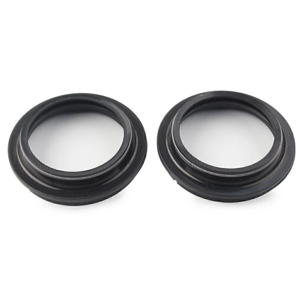 2X Front Fork Damper Shock Absorber Dust Seals for Motorcycle