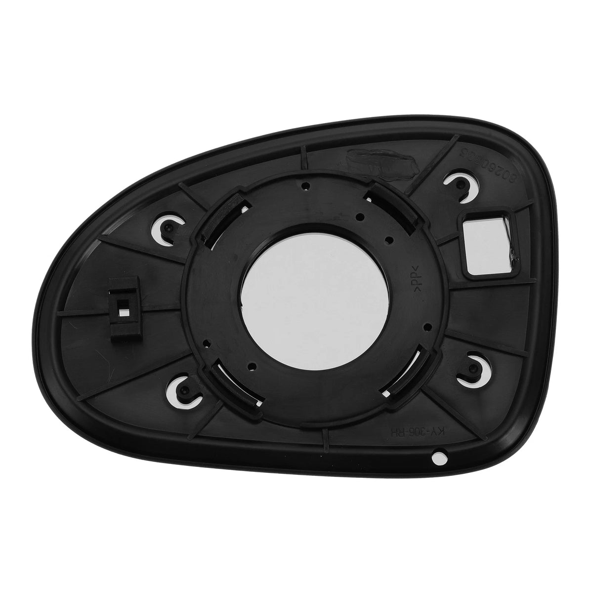Right Side White Mirror Glass for Daewoo Matiz (1998–2005)