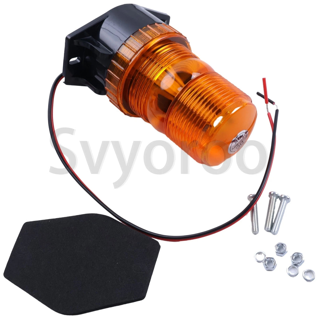 LED Beacon Strobe Light 6262A for Tractors Forklifts (10-80VDC)