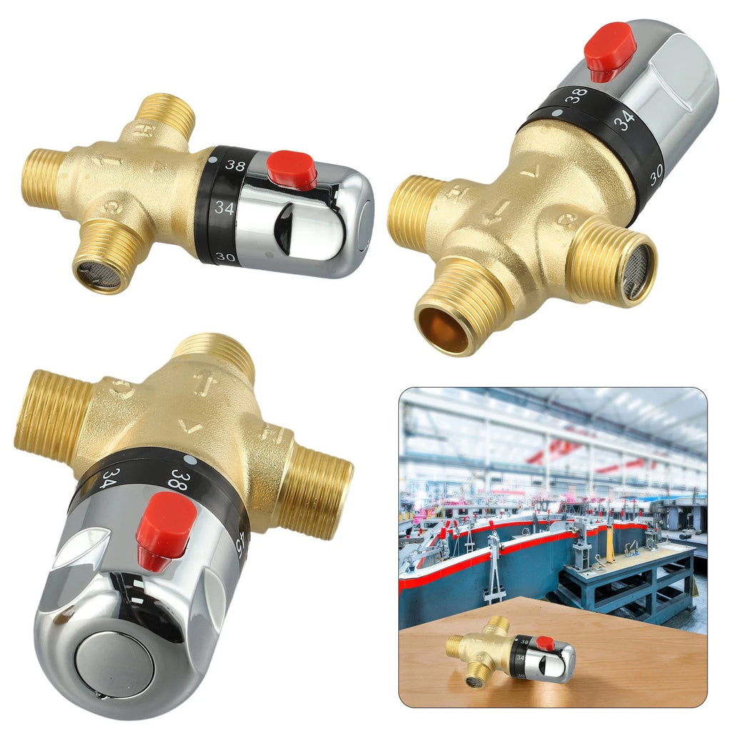 15mm Brass Thermostatic Mixing Valve for