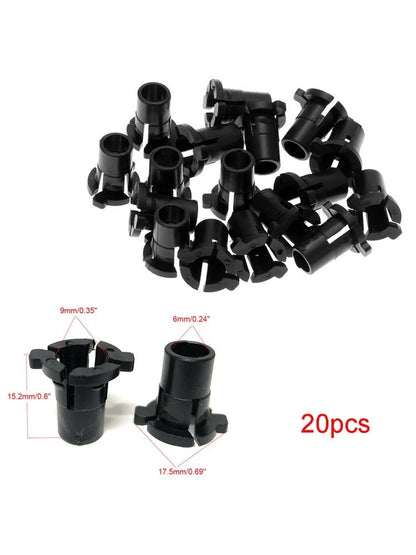 Set of 20 Headlight Screw Clips for BMW E30 E34 E24 E32 (1982–1994)