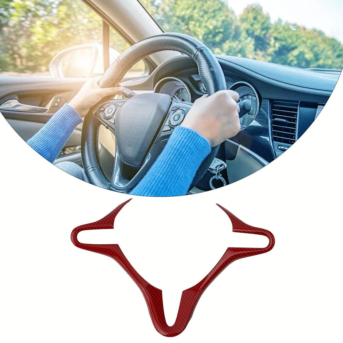Steering Wheel Cover Trim for Honda Civic 8th Gen (2006–2011)