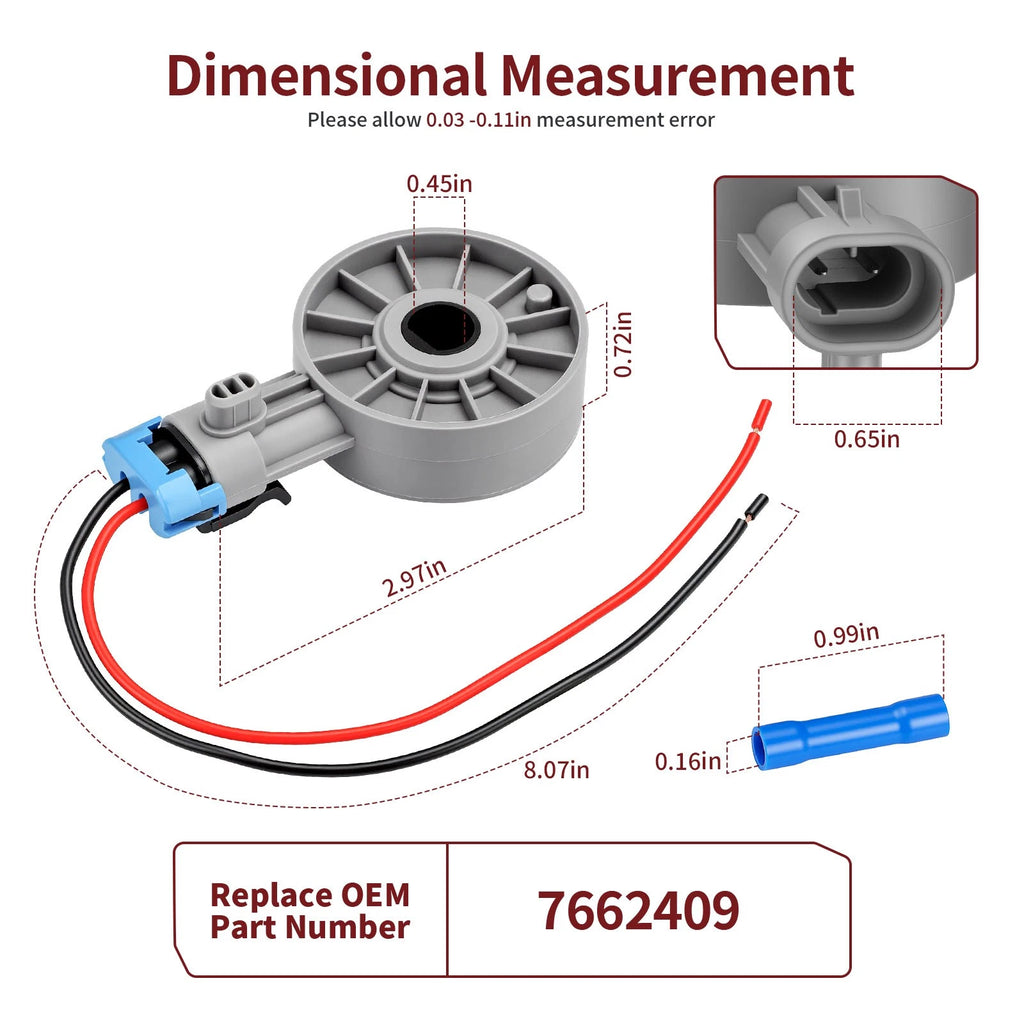 Gear Position Sensor for Polaris PRO XD Full-Size Diesel Crew (2022–2026) 7662409