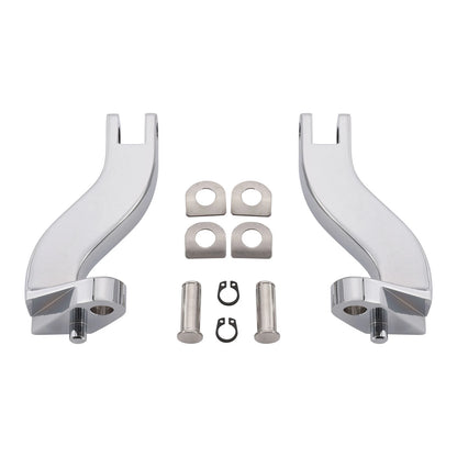 Chrome Rear Footpeg Mount for Harley Touring Electra Street Glide (1993–2025)