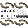 Brake Shoes Set of 4 with Springs & Pins for Kawasaki Mule 2510 2520 (1993–2000)