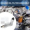 Engine Oil Cooler Filter Housing Set with Gaskets for Chrysler 200 (2015–2017)