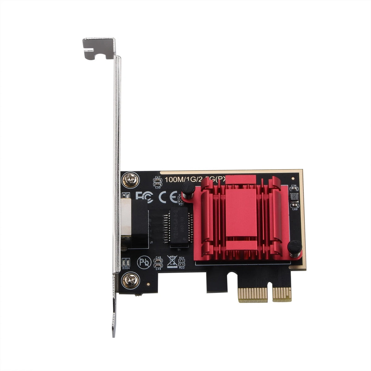 2.5G Ethernet Adapter RJ45 RTL8125 PCI-E for Gaming PC (Windows)