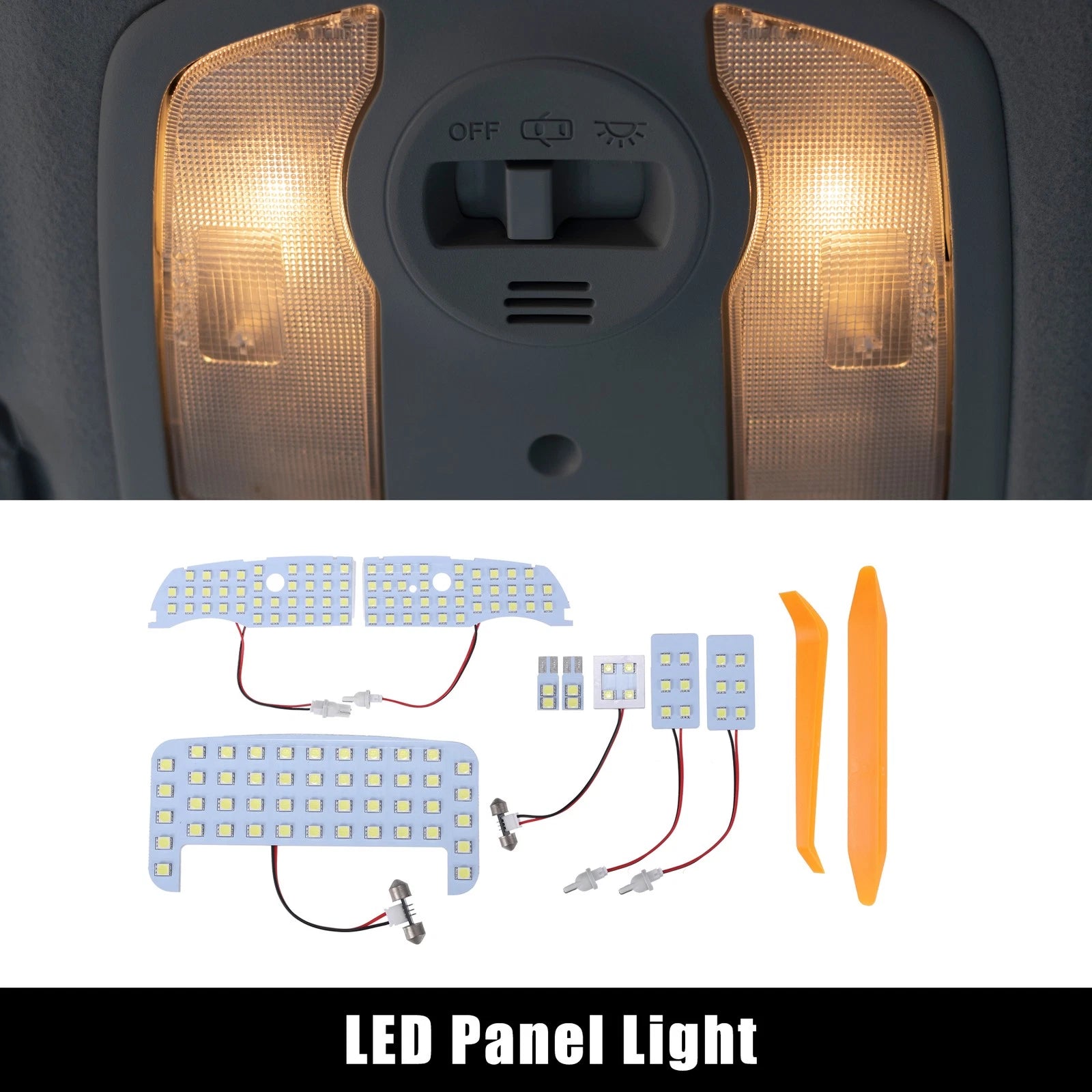 Interior Dome Light 6000K Replacement Set for Toyota Prius (2010–2015)