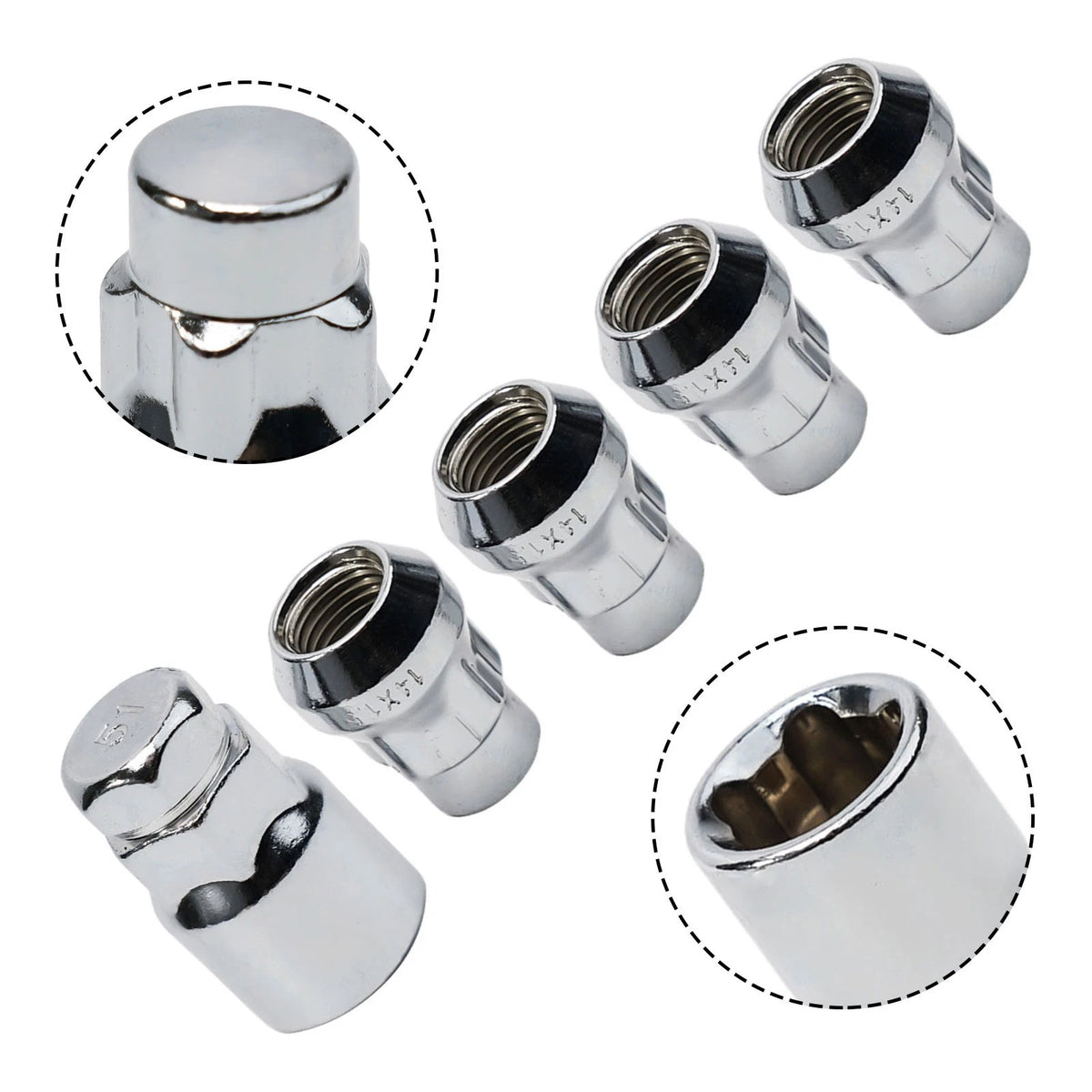 Tapered Key Wheel Nuts for Ford S-Max, Mondeo
