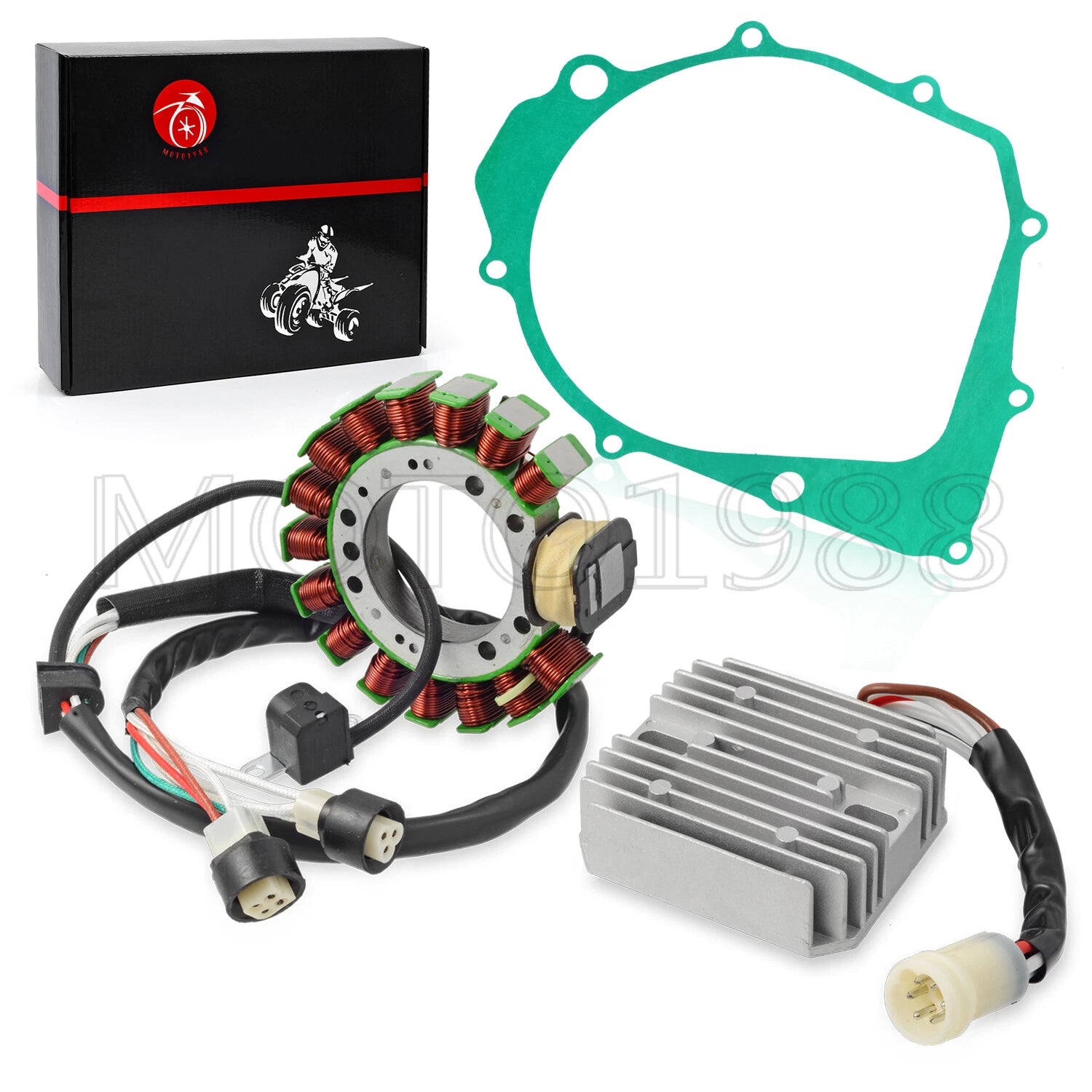 Stator & Regulator Rectifier for Yamaha Warrior 350 YFM350X (1990–1995)