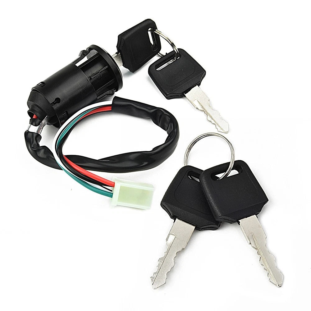 2 Position Ignition Switch for Motorcycle with 4 Way Connector