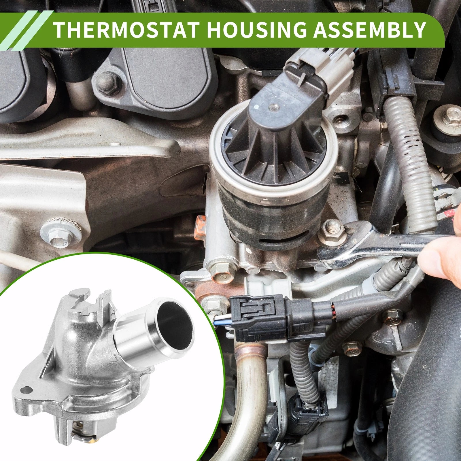 Engine Coolant Thermostat Housing Assembly for Chevrolet Malibu (2016–2019)