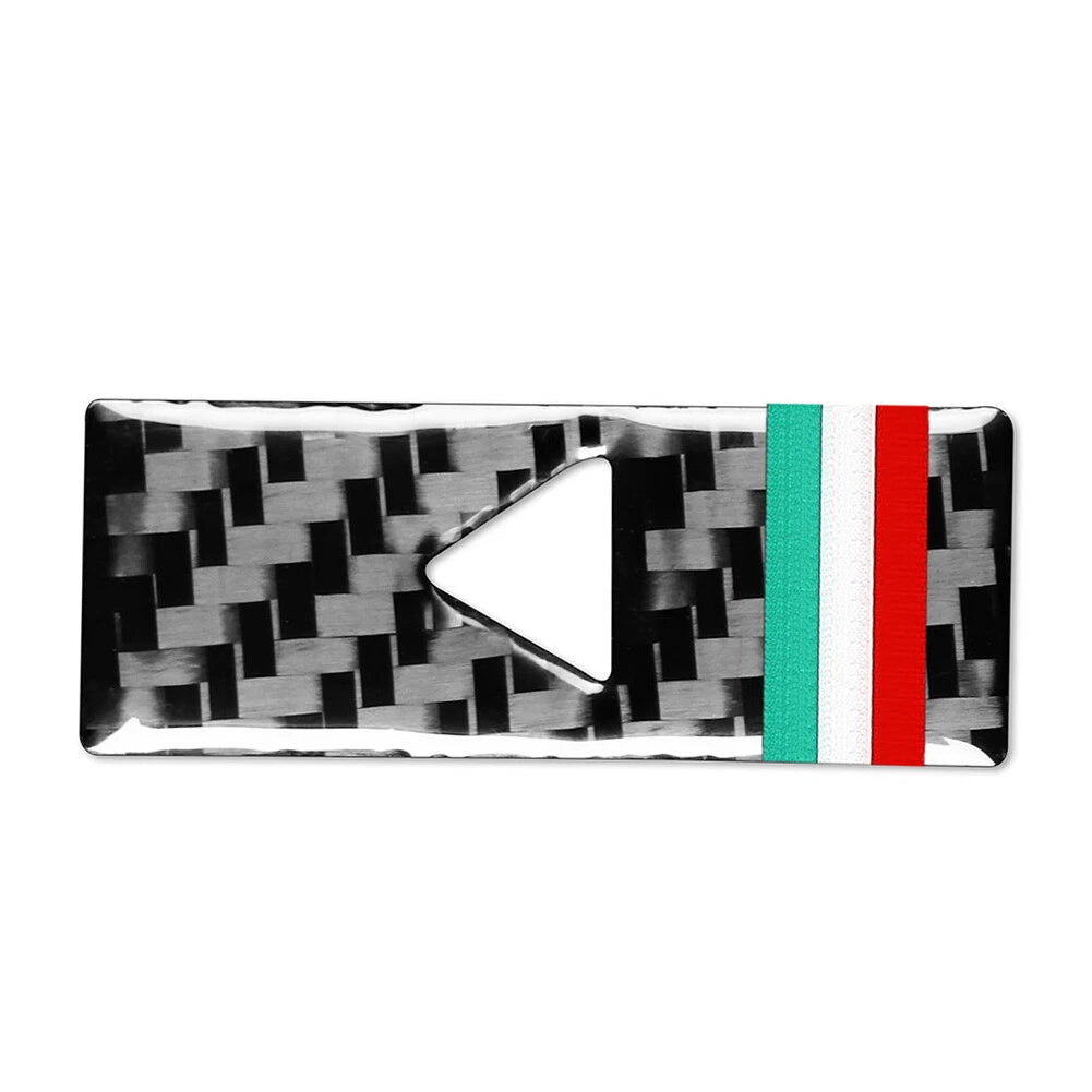 Double Flash Warning Light Panel Cover Trim for Alfa Romeo Giulia (2017–2021)