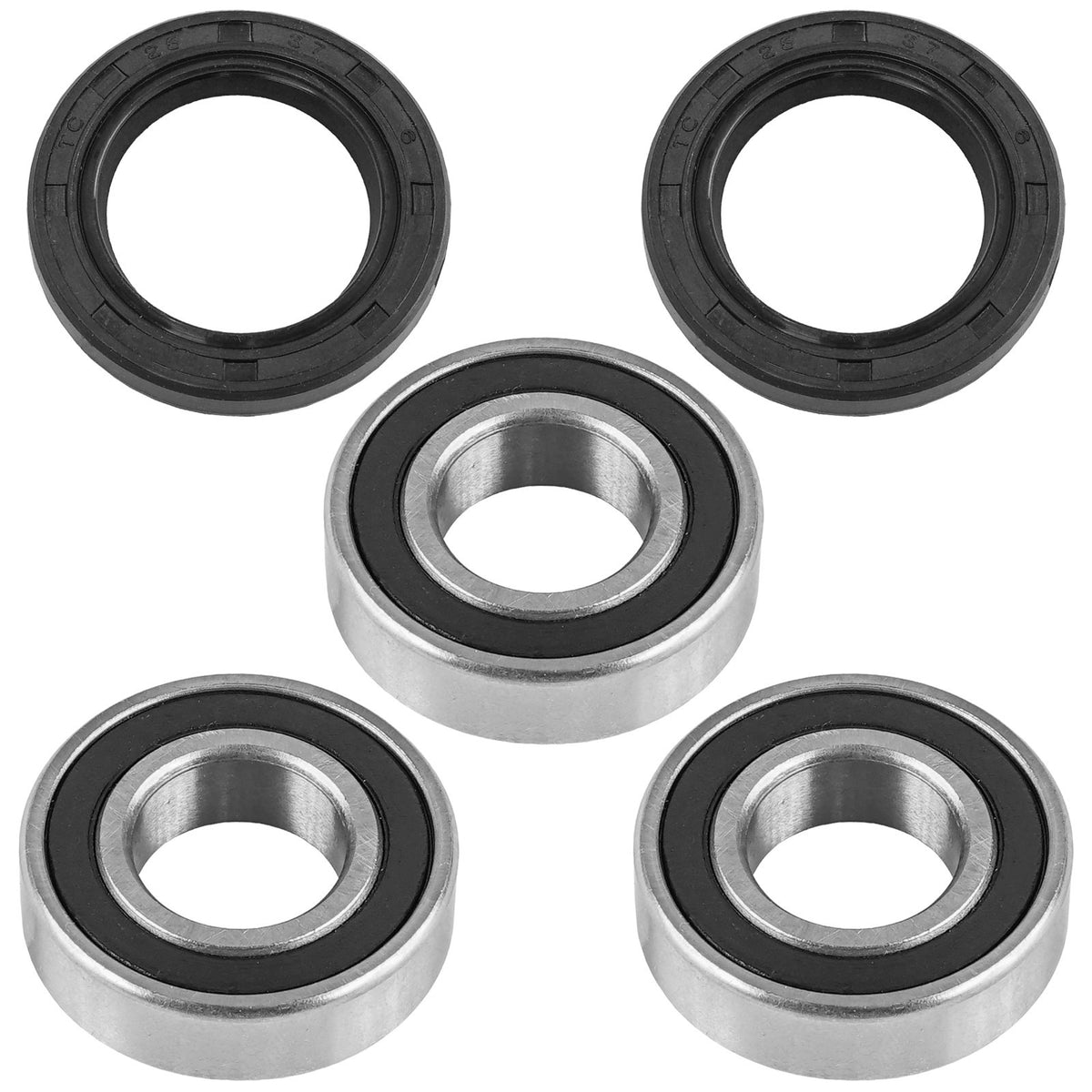 Rear Wheel Ball Bearings Seals Kit for Honda CRF150R CRF150Rb (2007–2009, 2012–2019)