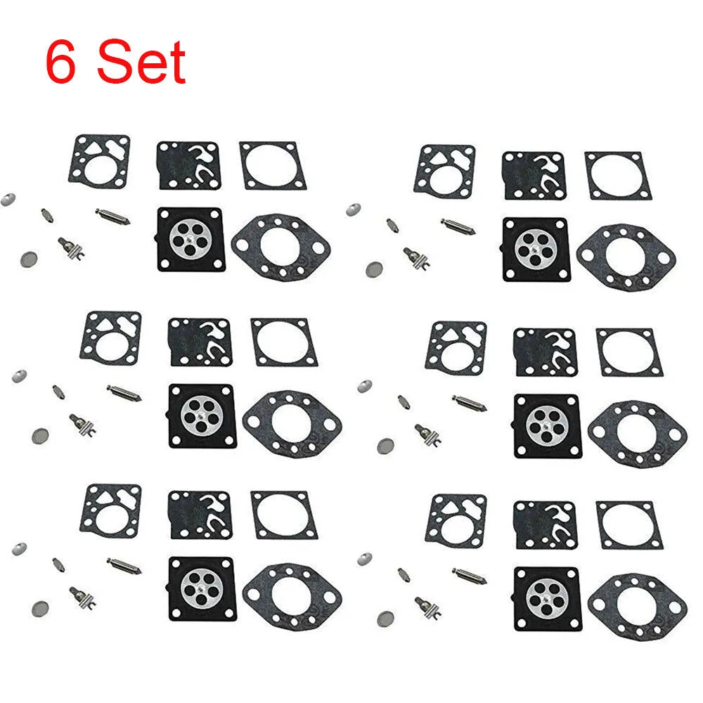 Set of 6 Carburetor Kits for Stihl 020, 20AV, 024 (RK-13HU, RK-14HU)