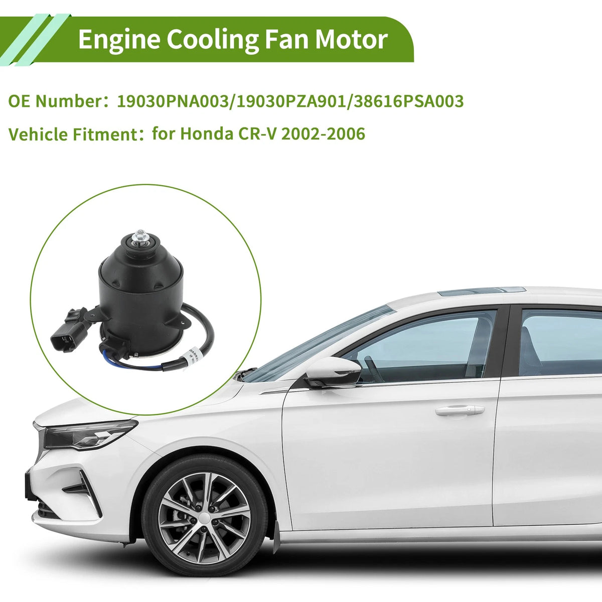Radiator Fan Motor Replacement for Honda CR-V 2002–2006