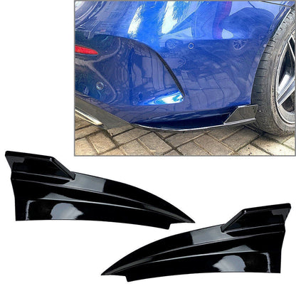 Rear Bumper Canard Splitter Side Vent Kit for Mercedes Benz C-Class W205 (2015–2021)