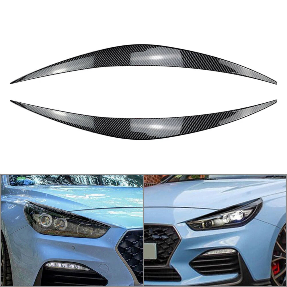 1 Pair Headlight Eyelid Trims for Hyundai i30 i30N MK3 (2017–2020)