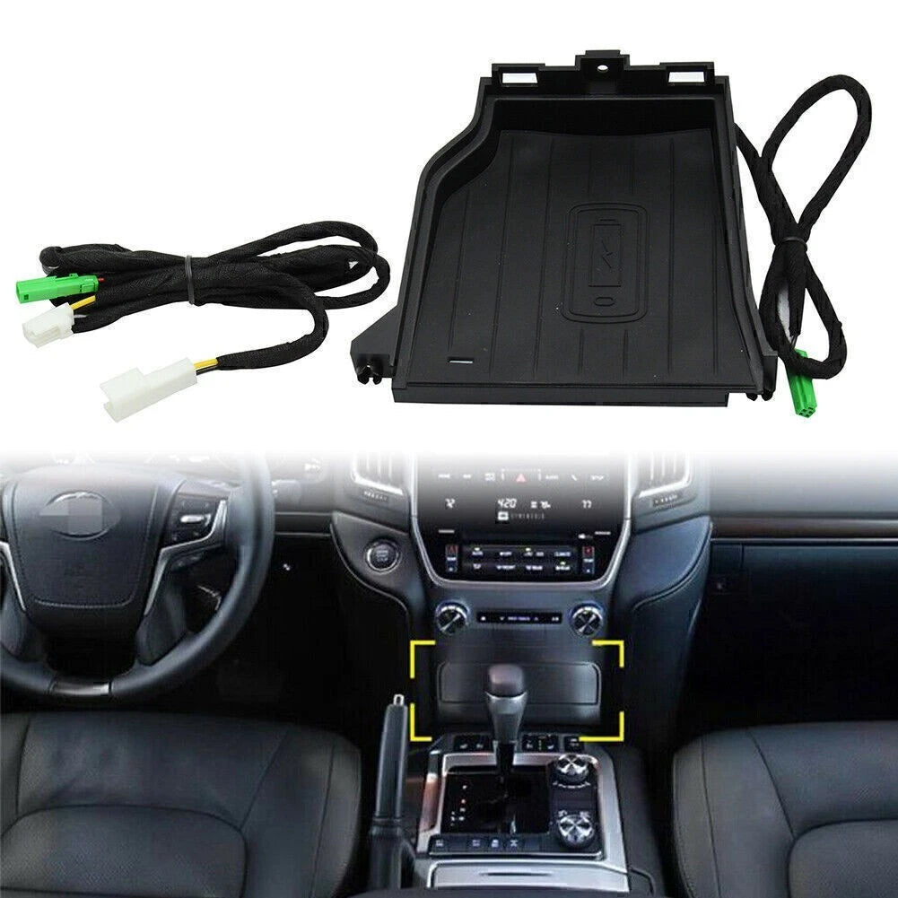Wireless Charger Fast Charging Pad for Toyota Land Cruiser LC200 (2017–2019)