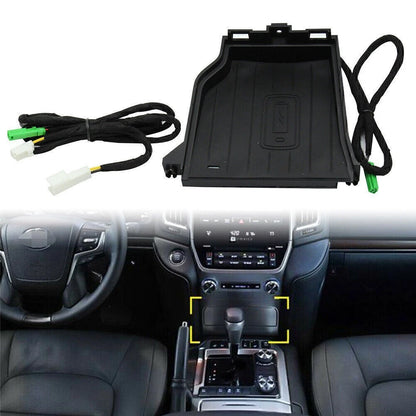Wireless Charger Fast Charging Pad for Toyota Land Cruiser LC200 (2017–2019)