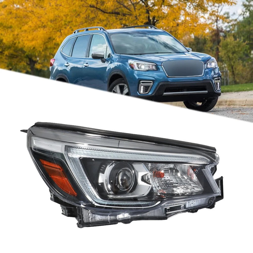 Headlight Headlamp Passenger Side Clear LED for Subaru Forester (2019–2020)